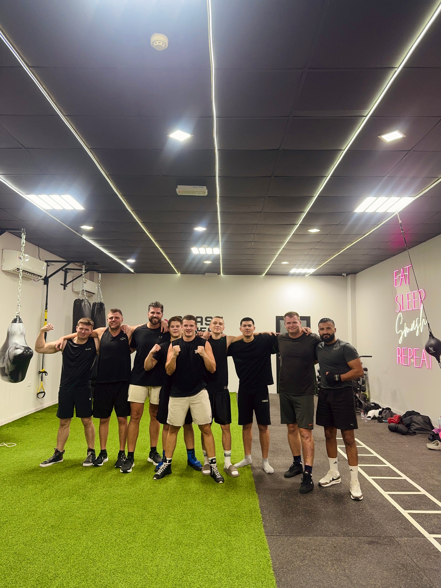 Adult boxing class at SMASH Ras Al Khaimah